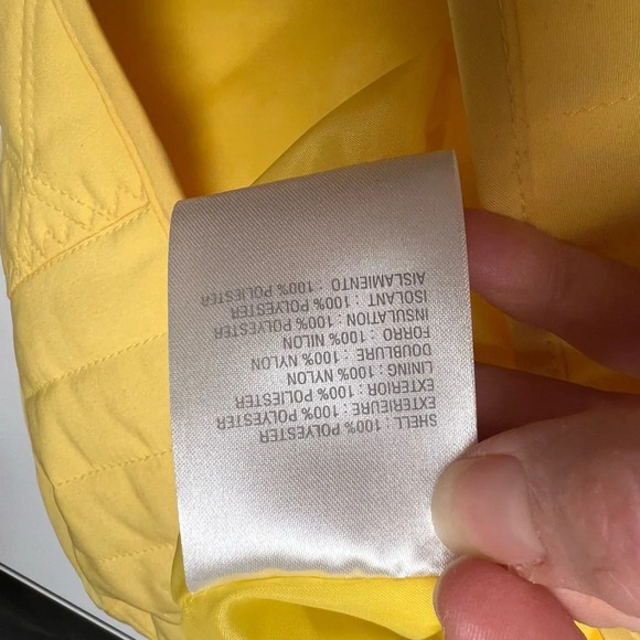 Liz Claiborne Vintage Yellow Quilted Jacket medium - Picture 8 of 10